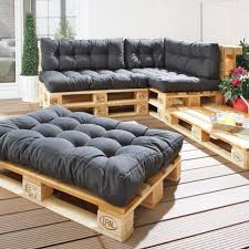 Sitzkissen F R Europaletten 80x120 Anthrazit D Nisches Bettenlager Gartenterrasse Garten Terrasse In 2020 Paletten Kissen Palettenkissen Sitzkissen