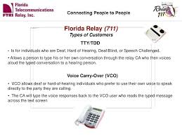 Find a translation for florida telecommunications relay inc in other languages: Ppt Telecommunications Industry Association Tr41 3 11 02 006 Powerpoint Presentation Id 4322074