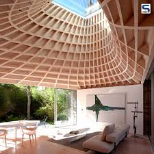 Our latest residential project was to provide and install waterproof membrane for an architectural curved and irregular shaped timber flat roof. Gianni Botsford Architects Transforms A House In A Garden With Double Curved Timber And Copper Clad Roof London