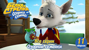 белка и стрелка озорная семейка смотреть онлайн все серии Ozornaya Semejka Belka I Strelka Vse Serii Podryad Sbornik 11 Pouchitelnyj Multserial Dlya Detej Youtube