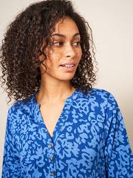 Sabina Jersey Dress in BLUE MULTI