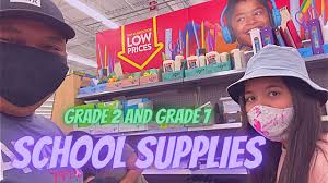 School Supplies Haul Grade 2 and Grade 7 + Mega Shoutout
