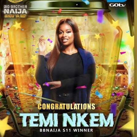10 things to know about BBNaija Season 11 winner Temi Nkem