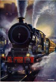 Print Of Steam Engine No 1531 Great Eastern Railway Train A Etsy Train Steam Engine Train Posters