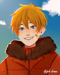 Download Blue Eyes Smile Blonde Kenny McCormick TV Show South Park Art