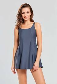 Beli Ince Gosteren Antrasit Etekli Mayo Adasea 3147 Mayolar Moda Stilleri Mini Elbiseler