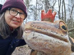 Estelles sagostig är väl den största anledningen till att vi åkte hit. Avstickare Fran Vatternrundan Husbilsklubben Se