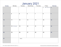 Monthly and weeekly calendars available. Word Calendar Template For 2016 2017 And Beyond