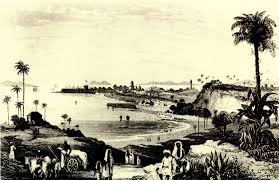 A map of Bombay Island, 1882 showing the islands of Bombay ...