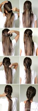 Simple hairstyles often blend a few different styles and end up looking quite fancy. Easy Quick Hairstyles