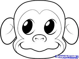 Beware and make sure to keep on their good side. Coloring Page Going To Use It As A Template To Make A Felt Monkey Face Cartoon Monkey Drawing Monkey Drawing Monkey Coloring Pages