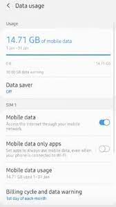 How To Reduce Data Usage On Samsung A50 Bestusefultips Samsung Data Mobile Data