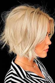 28 Chic And Trendy Styles For Modern Bob Haircuts For Fine Hair Messy Blonde Bob Messy Bob Hairstyles Hair Styles
