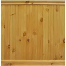 House Of Fara 8 Lin Ft North America Knotty Pine Tongue And Groove Wainscot Paneling 32pkit The Home Depot Wainscoting Panels Wainscoting Knotty Pine