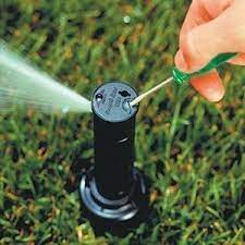 Using your hand, twist the threads on the collar of the sprinkler head. Amazon Com Rain Bird 32sa 4pks Simple Adjust Gear Drive Rotor 4 Pack Black Home Improvement