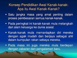 Penting untuk pembelajaran mur hidup bagi anak dan pengembangan diri seutuhnya. 1 1 Perkembangan Pendidikan Falsafah Dan Matlamat Prasekolah Ppt Download