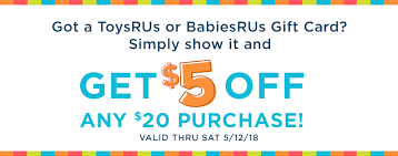 Rewards vouchers may not be used on shipping, tax, michaelscustomframing.com or to purchase gift cards. Show Your Toys R Us Gift Card At Michaels Stores Get A Discount But Be Quick