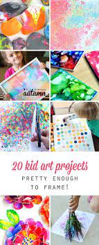 20 Easy Art Projects For Kids That Turn Out Amazing Indoor Kids Crafts Art For Kids Crafts For Kids