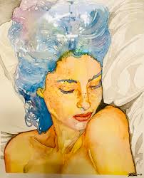 I can only dream... " Snowbound " Watercolor