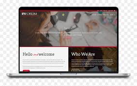 Hight resolution & smart object based. Web Studio Portfolio Laptop Mockup Template Website Mock Up On Laptop Hd Png Download Vhv