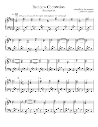 Learn the rainbow connection music notes in minutes. Rainbow Connection Sheet Music For Piano Solo Musescore Com