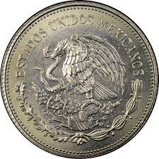 The shield is surrounded by the previous designs of the national coat of arms used by mexico. Mexico Estados Unidos Mexicanos 5000 Pesos Km 531 Prices Values Ng