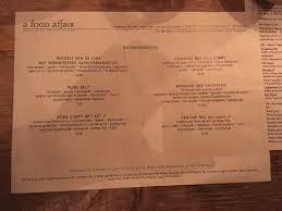 Bestselling author of mating in captivity esther perel returns with a provocative look at relationships through the lens of infidelity. Menu Picture Of A Food Affair Ghent Tripadvisor