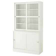 Havsta Forvkomb M Skjutbara Vitrindorrar Vit 121x47x212 Cm Ikea Glasdorr Ikea Form Design