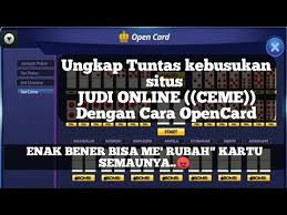 Kupas Tuntas Kebusukan Judi Online Ceme Dengan Cara Opencard Idcard Youtube