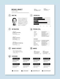 Simple Resume By Celciusdesigns On Envato Elements Resume Design Template Simple Resume Simple Resume Template