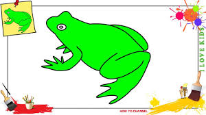 ★ drawing for kids step by step fanpage. How To Draw A Frog 3 Easy Slowly Step By Step For Kids And Beginners