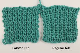 Most new knitters learning knitting for beginners start by mastering garter stitch and stocking stitch, which involve working whole rows stretchy and elastic knit one purl one rib stitch makes it simple to shape your hems and cuffs. Twisted Rib Knitting Tutorial How To Knit Twisted Ribbing Craftsy