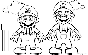 Search through 623,989 free printable colorings. Mario Bros S With Luigia727 Coloring Pages Printable