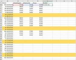 Weihnachtsgeld mit entgeltsabrechnung 11/20 ausgezahlt. Eine Arbeitszeittabelle Erstellen So Funktioniert Die Arbeitszeiterfassung Mit Excel