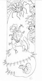 James And The Giant Peach Coloring Pages James And Giant Peach The Giant Peach Peach Art
