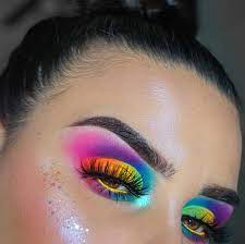 Instagram Colorful Eye Makeup Rainbow Eye Makeup Rainbow Makeup