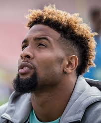 Curly Black And Blonde Hair Men Justodelll Odell Beckham Jr Haircut Bleached Hair Men Beckham Jr