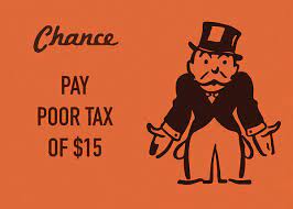 Start studying monopoly chance cards. Chance Card Vintage Monopoly Board Game Pay Poor Tax Poster By Design Turnpike