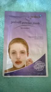 Greentea, charcoal, chocolate, sakura, gold, lavender dan allantoin. Beauty With Kummy Jordanie Peel Off Powder Mask Lavender Review