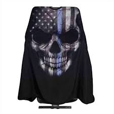 Military barber haircut with manual clippers youtubealthough high and tight is a term commonly used within the military and law enforcement communities the same haircut is sometimes referred to by civilians as a walker meaning that the. Amazon Com Lssfds Hair Cutting Cape Blue Line Police Skull Haircut Apron For Men Women Home Kitchen