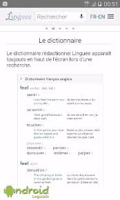 Un dictionnaire de 250 000 mots et expressions. Linguee Le Plus Grand Dictionnaire Multilingue Pour Android Android Logiciels Fr