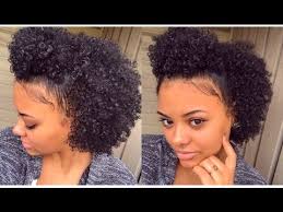 Section off the top half of your hair by starting right above. Half Up Half Down Curly Hair Short Novocom Top