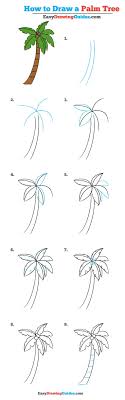 How To Draw A Palm Tree Really Easy Drawing Tutorial It's time to draw a simple palm tree. how to draw a palm tree really easy