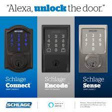 The ring app displays the lock and lets me know when its locked or . Schlage Smart Locks Gain Amazon Alexa Voice Unlocking