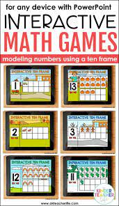 Interactive Ten Frame Math Games The Bundle Digital Learning Ten Frame Math Games Math Games Math