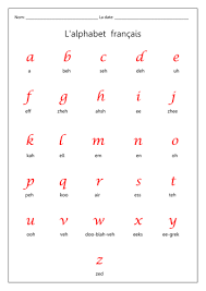Apprenez toutes les lettres de l'alphabet français avec des exemples. L Alphabet Francais Teaching Resources French Alphabet Basic French Words Learn French