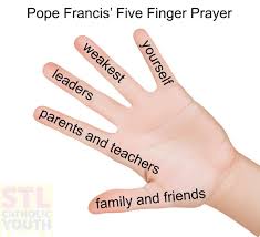 Pope Francis Five Finger Prayer Five Finger Prayer Pope Francis Pope Francis Quotes