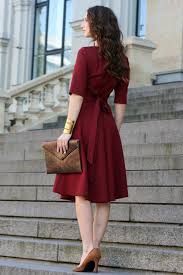 Plus Size Dress Cocktail Dress Womens Dress Red Dress Etsy Dark Red Dresses Nice Dresses Trendy Dresses