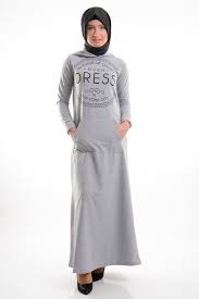 Bwest Gri Tesettur Spor Elbise Modelleri Moda Elbise Modelleri Elbise