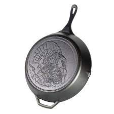 This lodge cast iron is a welcomed addition to any gathering. Wildlife Series 13 25 Inch Cast Iron Turkey Skillet Lodge Cast Iron